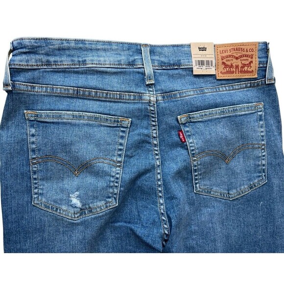 Levi's Women's 721 High Rise Skinny Leg Factory Distressed Stretch Jeans… - Picture 10 of 13